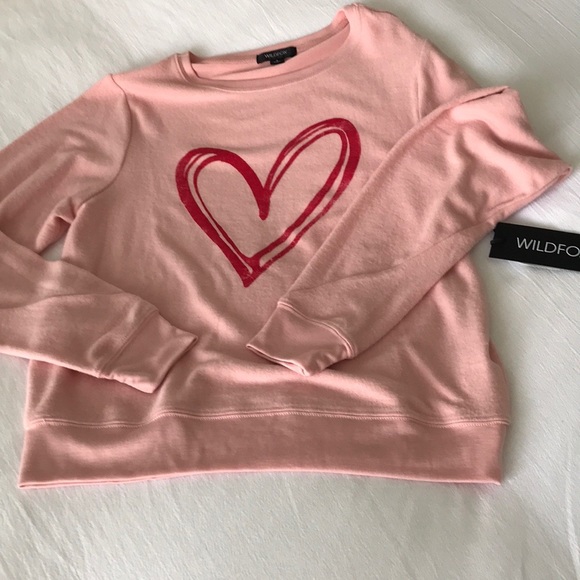 Wildfox Sketchy Heart Silver Pink Lounge Set ❤️ - Picture 5 of 13